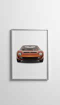 Minimal Classic Jaguar Art Print