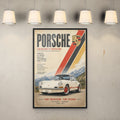 VINTAGE PORSCHE POSTER
